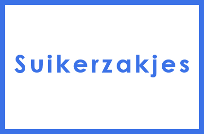 button suikerzakjes